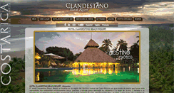 Desktop Screenshot of clandestinobeachresort.com