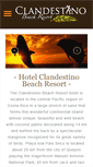 Mobile Screenshot of clandestinobeachresort.com